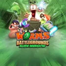 Alien Invasion - Worms Battlegrounds Xbox One & Series X|S (покупка на новый аккаунт)
