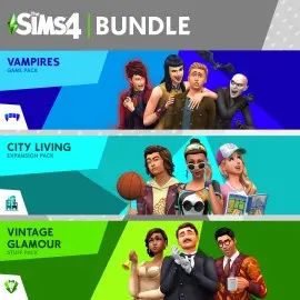 The Sims 4 Коллекция: «Жизнь в городе», «Вампиры» и «Гламурный винтаж — Каталог» Xbox One & Series X|S (покупка на новый аккаунт) (Турция)