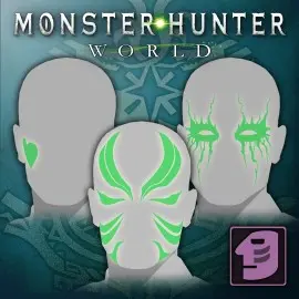 Комплект дополнительных раскрасок для лица - MONSTER HUNTER: WORLD Xbox One & Series X|S (покупка на новый аккаунт)