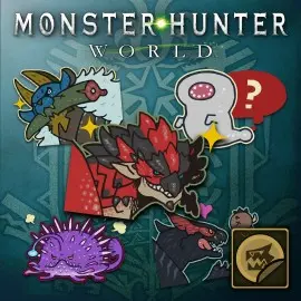 Набор стикеров: набор классических чудовищ - MONSTER HUNTER: WORLD Xbox One & Series X|S (покупка на новый аккаунт)