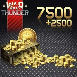 War Thunder - 7500 (+2500 Бонус) Золотых Орлов Xbox One & Series X|S (покупка на новый аккаунт) (Турция)