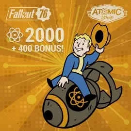 Fallout 76: 2000 атомов (+400 бесплатно) Xbox One & Series X|S (покупка на новый аккаунт) (Турция)