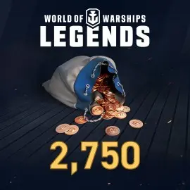 World of Warships: Legends - 2750 дублонов Xbox One & Series X|S (покупка на новый аккаунт) (Турция)