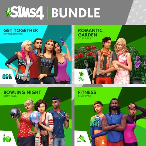 The Sims 4 Back to School — Коллекция: Веселимся вместе, Романтический сад — Каталог, Вечер боулинга — Каталог, Фитнес — Каталог Xbox One & Series X|S (покупка на новый аккаунт) (Турция)