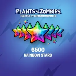 Plants vs. Zombies: Битва за Нейборвиль — 5 000 радужных звезд (+1 500 дополнительно) Xbox One & Series X|S (покупка на новый аккаунт) (Турция)