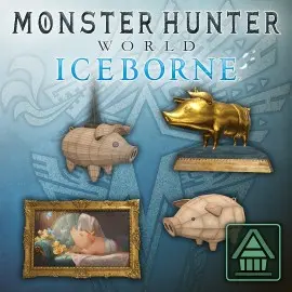 Украшение для комнаты MHW:I: набор хрюшек - MONSTER HUNTER: WORLD Xbox One & Series X|S (покупка на новый аккаунт)
