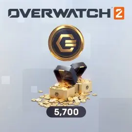 Overwatch 2 — 5000 (+700 бонусних) монет Xbox One & Series X|S (покупка на новый аккаунт) (Турция)
