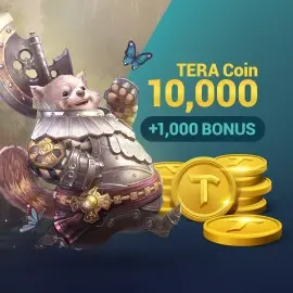 [NA/EU] TERA Coin 10,000 (+1,000 BONUS) Xbox One & Series X|S (покупка на новый аккаунт) (Турция)