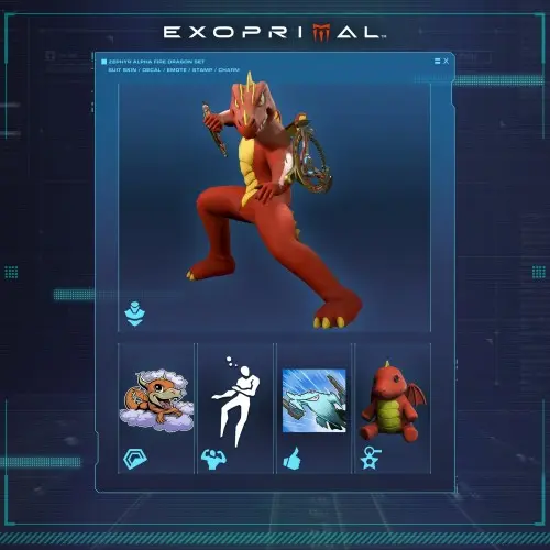 Zephyr Alpha Fire Dragon Set - Exoprimal Xbox One & Series X|S (покупка на новый аккаунт) (Турция)