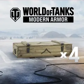 World of Tanks - 4 Private War Chests Xbox One & Series X|S (покупка на новый аккаунт) (Турция)