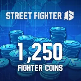 Street Fighter 6 - 1,250 Fighter Coins Xbox One & Series X|S (покупка на любой аккаунт) (США)