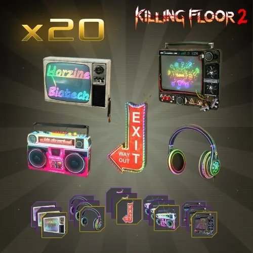 Retro Neon Gear Cosmetic Bundle - Killing Floor 2 Xbox One & Series X|S (покупка на любой аккаунт / ключ) (США)
