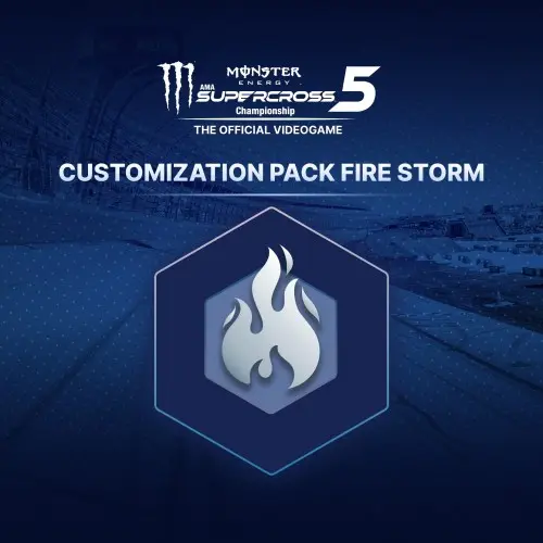 Monster Energy Supercross 5 - Customization Pack Fire Storm - Monster Energy Supercross - The Official Videogame 5 Xbox One & Series X|S (покупка на любой аккаунт / ключ) (США)