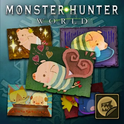 Sticker Set: Poogie Set - MONSTER HUNTER: WORLD Xbox One & Series X|S (покупка на любой аккаунт / ключ) (США)