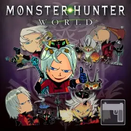 Sticker Set: Devil May Cry Set - MONSTER HUNTER: WORLD Xbox One & Series X|S (покупка на любой аккаунт / ключ) (США)