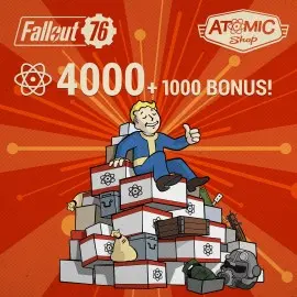 Fallout 76: 4000 (+1000 Bonus) Atoms Xbox One & Series X|S (покупка на любой аккаунт) (США)