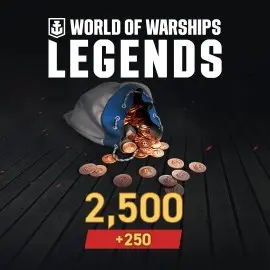 World of Warships: Legends - 2,750 Doubloons Xbox One & Series X|S (покупка на любой аккаунт) (США)