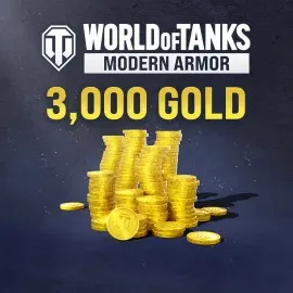 2,550 (+ 450 bonus) Gold - World of Tanks Modern Armor Xbox One & Series X|S (покупка на любой аккаунт) (США)