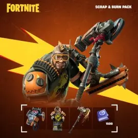 Fortnite -Scrap & Burn Pack + 1500 V-Bucks Challenge Xbox One & Series X|S (покупка на любой аккаунт / ключ) (США)