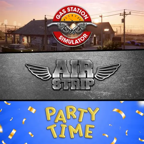 Gas Station Simulator, Airstrip DLC and Party Time DLC Bundle Xbox One & Series X|S (покупка на новый аккаунт) (Турция)