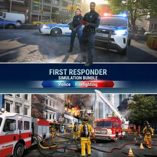 First Responder Simulation Bundle: Police Firefighting Xbox One & Series X|S (покупка на новый аккаунт) (Турция)