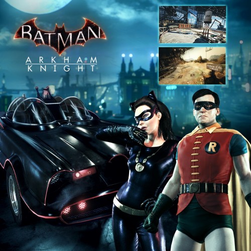 Набор - Бэтмобиль из классического ТВ-сериала - BATMAN: Рыцарь Аркхема Xbox One & Series X|S (покупка на аккаунт)