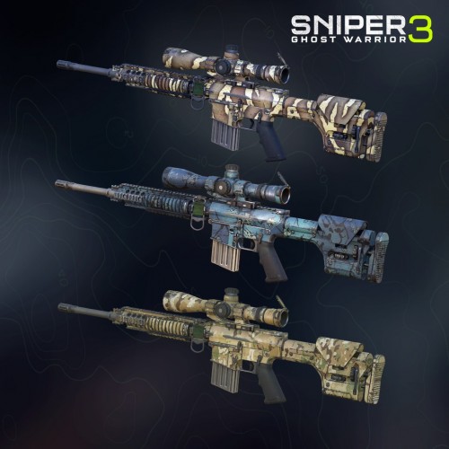 Weapon skins - Unicamo, Hexagon Ice & Copperhead Snake - SNIPER Ghost Warrior 3 Xbox One & Series X|S (покупка на новый аккаунт)