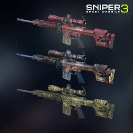 Weapon skins - Africa Tech, Grass Wave & Death Pool - SNIPER Ghost Warrior 3 Xbox One & Series X|S (покупка на аккаунт)