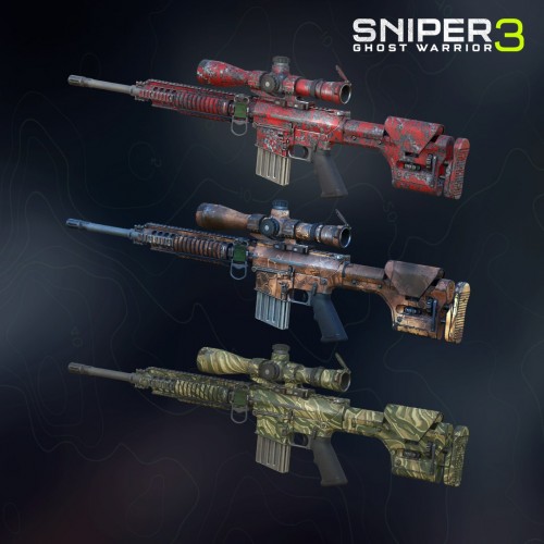 Weapon skins - Africa Tech, Grass Wave & Death Pool - SNIPER Ghost Warrior 3 Xbox One & Series X|S (покупка на новый аккаунт)