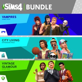 The Sims 4 Коллекция: «Жизнь в городе», «Вампиры» и «Гламурный винтаж — Каталог» Xbox One & Series X|S (покупка на аккаунт) (Турция)