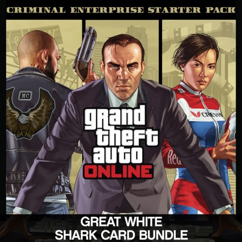 Комплект: стартовый набор «Преступная организация» и карта «Белая акула» - Grand Theft Auto V Xbox One & Series X|S (покупка на аккаунт) (Турция)