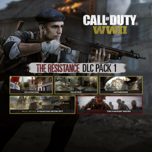 Call of Duty: WWII - The Resistance: DLC Pack 1 Xbox One & Series X|S (покупка на новый аккаунт) (Турция)