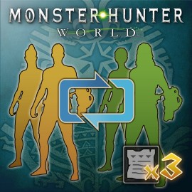 Талон изменения охотника: три талона - MONSTER HUNTER: WORLD Xbox One & Series X|S (покупка на аккаунт)