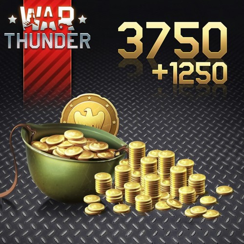 War Thunder - 3750 (+1250 Бонус) Золотых Орлов Xbox One & Series X|S (покупка на новый аккаунт) (Турция)