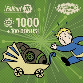 Fallout 76: 1000 атомов (+100 бесплатно) Xbox One & Series X|S (покупка на аккаунт) (Турция)