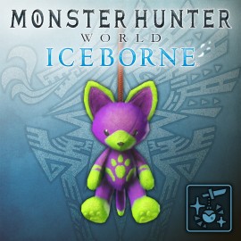 Кулон: лиловый плюшевый котт - MONSTER HUNTER: WORLD Xbox One & Series X|S (покупка на аккаунт)