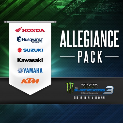 Monster Energy Supercross 3 - Allegiance Pack - Monster Energy Supercross - The Official Videogame 3 Xbox One & Series X|S (покупка на новый аккаунт)