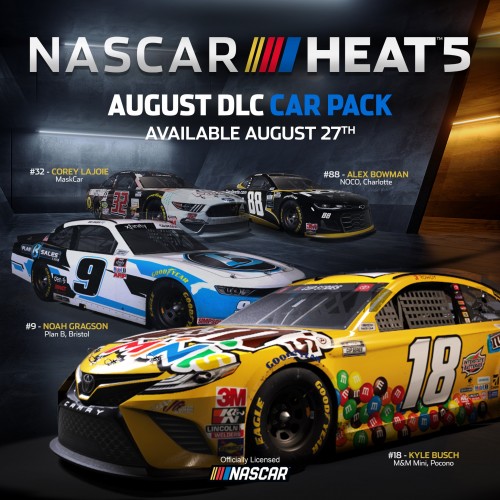 NASCAR Heat 5 - August Pack Xbox One & Series X|S (покупка на новый аккаунт) (Турция)