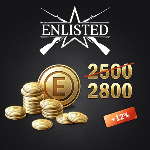 Enlisted - 2500 Золота + 300 Бонус Xbox One & Series X|S (покупка на новый аккаунт) (Турция)