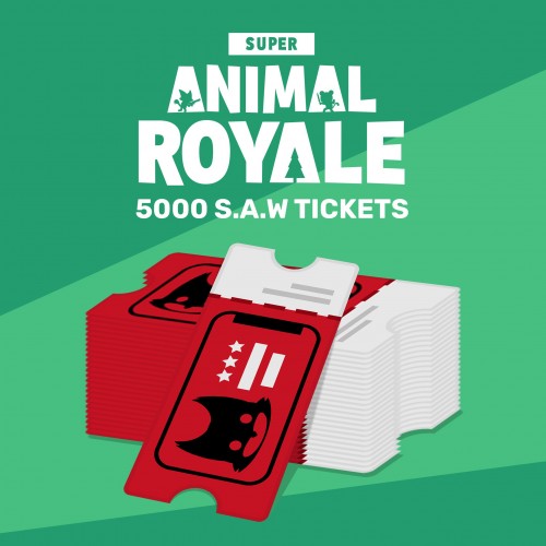 Super Animal Royale - 5000 SAW Tickets Xbox One & Series X|S (покупка на новый аккаунт) (Турция)