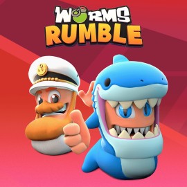 Worms Rumble - Captain & Shark Double Pack Xbox One & Series X|S (покупка на аккаунт) (Турция)