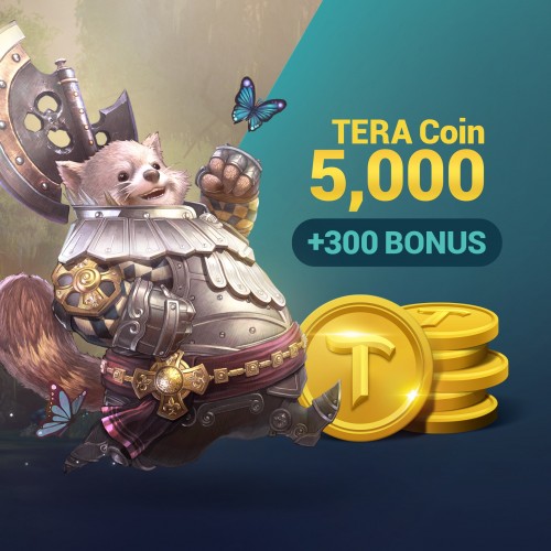 [NA/EU] TERA Coin 5,000 (+300 BONUS) Xbox One & Series X|S (покупка на аккаунт)
