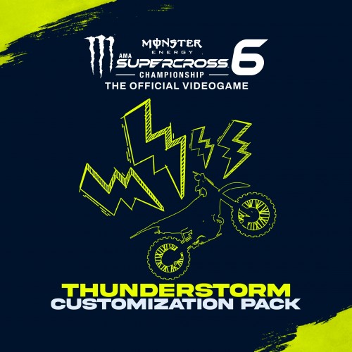 Monster Energy Supercross 6 - Customization Pack Thunderstorm - Monster Energy Supercross - The Official Videogame 6 Xbox One & Series X|S (покупка на новый аккаунт)