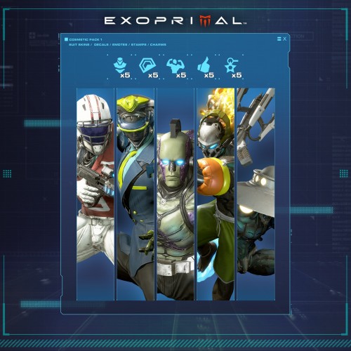 Набор предметов внешнего вида 1 - Exoprimal Xbox One & Series X|S (покупка на аккаунт)