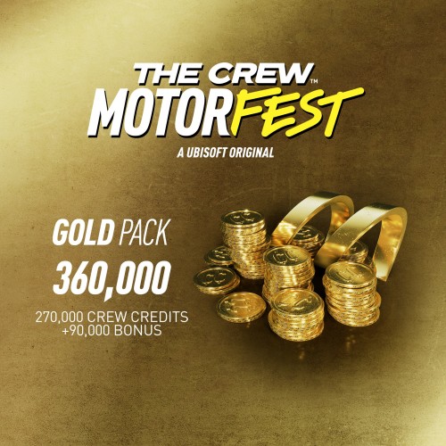 The Crew Motorfest: набор "Золото" (360 000 Crew Credits) - The Crew Motorfest - Xbox Series X|S Xbox One & Series X|S (покупка на аккаунт)