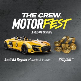 Audi R8 Spyder Welcome Pack (+220,000 Crew Credits) – The Crew Motorfest - The Crew Motorfest - Xbox Series X|S (покупка на аккаунт) (Турция)