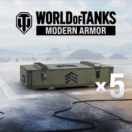 World of Tanks - 5 Sergeant War Chests Xbox One & Series X|S (покупка на аккаунт) (Турция)