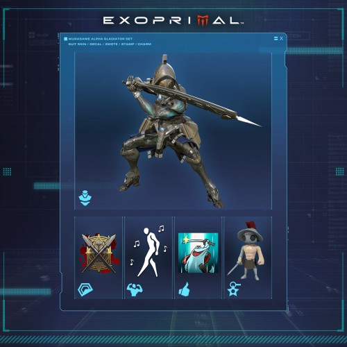 Murasame Alpha Gladiator Set - Exoprimal Xbox One & Series X|S (покупка на любой аккаунт / ключ) (США)