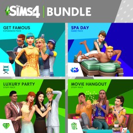 The Sims 4 Live Lavishly Bundle - Get Famous, Spa Day, Luxury Party Stuff, Movie Hangout Stuff Xbox One & Series X|S (покупка на любой аккаунт / ключ) (США)