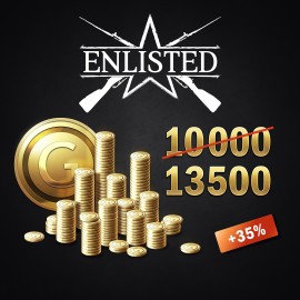 Enlisted - 10000 Gold + 3500 Bonus Xbox One & Series X|S (покупка на любой аккаунт) (США)